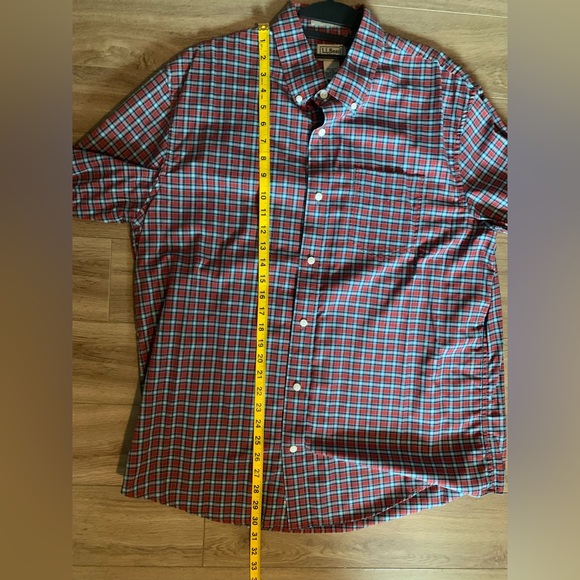 L.L. Bean Plaid Dress shirt - Picture 7 of 8